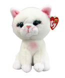 Ty Beanie Boos - Amelia the White Cat, Glitter Eyes