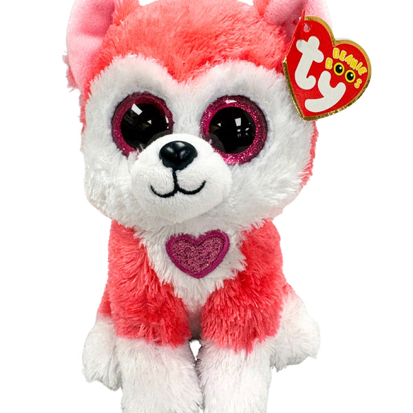 Ty Beanie Boos - Aphrodite the Husky, Glitter Eyes