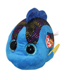 Ty Beanie Boos - Aqua the Fish, Medium (7"), Glitter Eyes