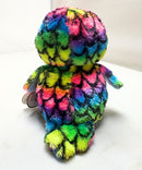 Ty Beanie Boos - Aria the Rainbow Owl, (6"), Glitter Eyes, Claire's Exclusive