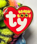 Ty Beanie Boos - Aria the Rainbow Owl, (6"), Glitter Eyes, Claire's Exclusive