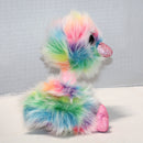 Ty Beanie Boos - Asha the Rainbow Ostrich, Medium (9"), Glitter Eyes