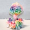 Ty Beanie Boos - Asha the Rainbow Ostrich, Medium (9"), Glitter Eyes