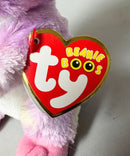 Ty Beanie Boos - Avril the Purple Bunny, (8"), Glitter Eyes