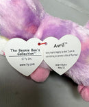 Ty Beanie Boos - Avril the Purple Bunny, (8"), Glitter Eyes