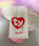 Ty Beanie Boos - Avril the Purple Bunny, (8"), Glitter Eyes