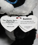 Ty Beanie Boos- Bamboo the Panda, Glitter Eyes