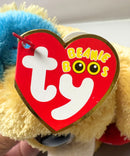 Ty Beanie Boos - Bavaria the Golden Teddy Bear, (6"), Glitter Eyes, Europe