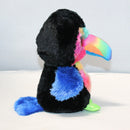 Ty Beanie Boos - Beaks the Colorful Toucan, Medium (9"), Glitter Eyes
