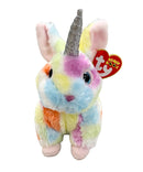 Ty Beanie Boos - Begonia the Unicorn rabbit, Glitter Eyes