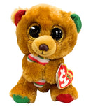 Ty Beanie Boos - Bella the Teddy Bear, Glitter Eyes, Christmas holidays