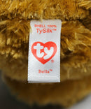 Ty Beanie Boos - Bella the Christmas Teddy Bear, Medium (8.5"), Glitter Eyes