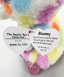 Ty Beanie Boos - Bloomy the Rabbit, Glitter Eyes, Spring, Easter