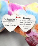 Ty Beanie Boos - Bloomy the Bunny, Medium, Glitter Eyes