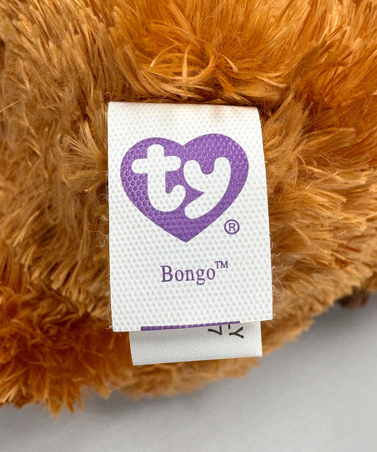 Ty Beanie Boos - Bongo the Orangutan, Solid Eyes