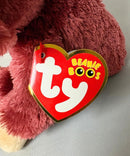 Ty Beanie Boos - Boris the Brown Monkey, (6"), Glitter Eyes, Europe