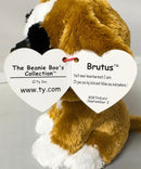 Ty Beanie Boos - Brutus the Boxer, (6"), Glitter Eyes