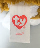 Ty Beanie Boos - Brutus the Boxer, (6"), Glitter Eyes