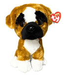 Ty Beanie Boos - Brutus the Boxer, (9"), Glitter Eyes