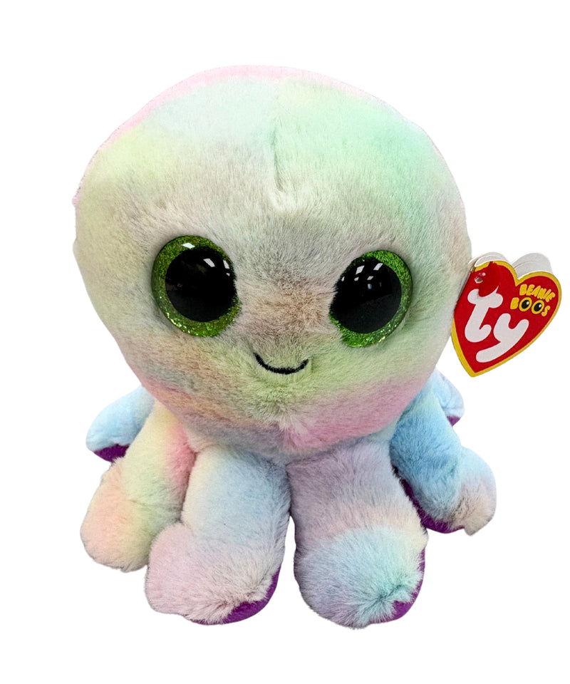 Ty Beanie Boos - Bubbles the Octopus, Glitter Eyes