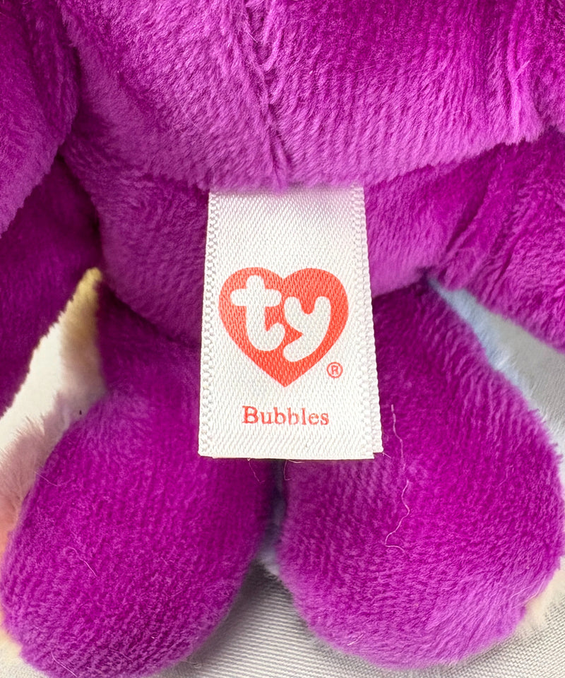 Ty Beanie Boos - Bubbles the Octopus, Glitter Eyes