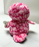 Ty Beanie Boos - Bubbly the Pink Owl, (6"), Glitter Eyes, Claire's Exclusive