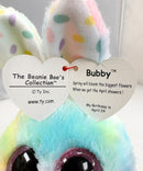 Ty Beanie Boos - Bubby the Rabbit, Glitter Eyes, Easter, Spring