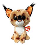 Ty Beanie Boos - Buckwheat the Lynx, (10"), Glitter Eyes