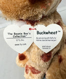 Ty Beanie Boos - Buckwheat the Lynx, (10"), Glitter Eyes