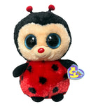 Ty Beanie Boos - Bugsy the Red Ladybug, Medium (9"), Glitter Eyes