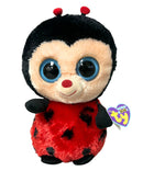 Ty Beanie Boos - Bugsy the Red Ladybug, Medium (10"), Solid Eyes