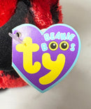 Ty Beanie Boos - Bugsy the Red Ladybug, Medium (10"), Solid Eyes