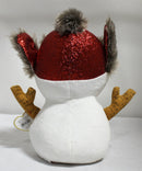Ty Beanie Boos - Buttons the Snowman, Medium (10.5"), Glitter Eyes
