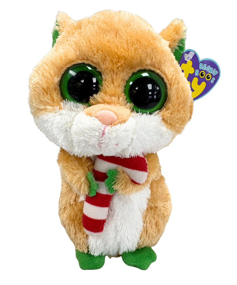 Ty Beanie Boos - Candy Cane the Mouse, Glitter Eyes, Winter holidays, Christmas