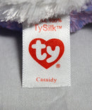 Ty Beanie Boos - Cassidy the Pink & Blue Cat, Glitter Eyes