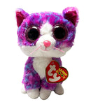 Ty Beanie Boos - Charlotte the Fuchsia Cat, (6"), Glitter Eyes, Claire's Exclusive