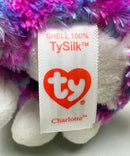 Ty Beanie Boos - Charlotte the Fuchsia Cat, (6"), Glitter Eyes, Claire's Exclusive