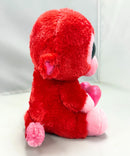 Ty Beanie Boos - Charming the Monkey, Medium, Glitter Eyes, Valentine's Day