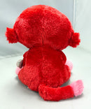 Ty Beanie Boos - Charming the Monkey, Medium, Glitter Eyes, Valentine's Day