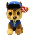 Ty Beanie Boos - Chase the German shepherd, Regular (6"), Paw Patrol