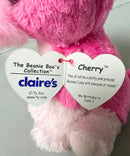 Ty Beanie Boos - Cherry the Pink Schnauzer, (6"), Glitter Eyes, Claire's Exclusive