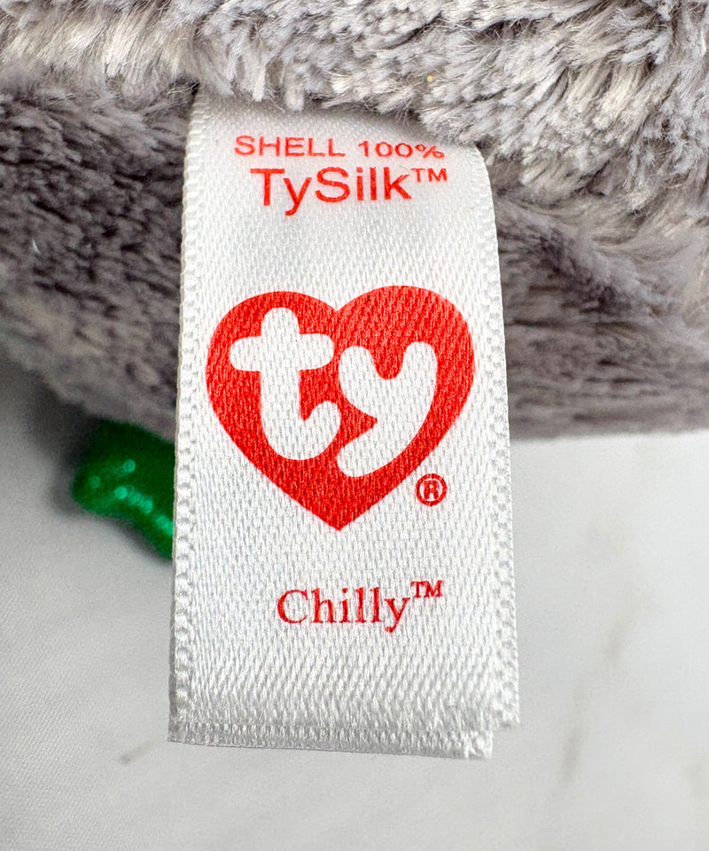 Ty Beanie Boos - Chilly the Penguin, Glitter Eyes, Claire's, Winter