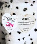 Ty Beanie Boos - Chloe the Pink Heart Dalmatian, Large (16"), Glitter Eyes, Justice Stores