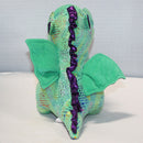 Ty Beanie Boos - Cinder the Green and Purple Dragon, Medium (9"), Glitter Eyes