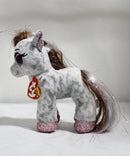Ty Beanie Boos - Cinnamon the Gray Pony, Glitter Eyes