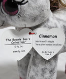 Ty Beanie Boos - Cinnamon the Gray Pony, Glitter Eyes