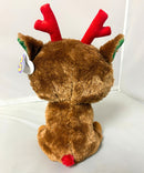 Ty Beanie Boos - Comet the Christmas Reindeer, Medium (10"), Solid Eyes