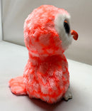 Ty Beanie Boos - Cora the Orange Owl, (6"), Glitter Eyes, Justice Stores