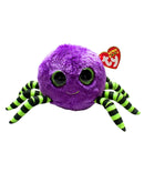 Ty Beanie Boos - Crawly the Purple Spider, (4"), Glitter Eyes, Halloween