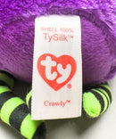 Ty Beanie Boos - Crawly the Purple Spider, (4"), Glitter Eyes, Halloween